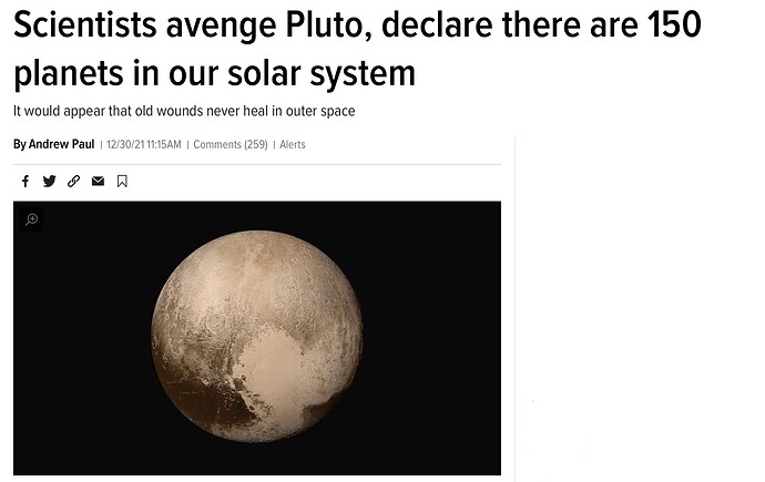 Scientists avenge Pluto