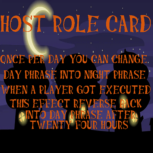 host example role card