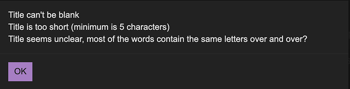 Title can't be blank