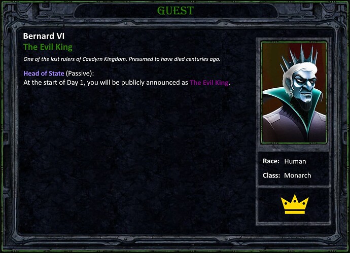 The Evil King