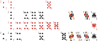 remaining cards of the deck