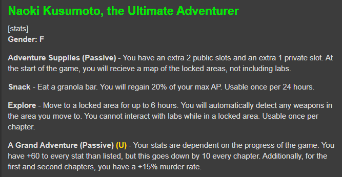 ultimate adventurer