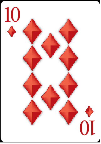 10 of diamond