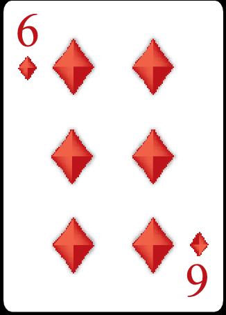 6 of diamond