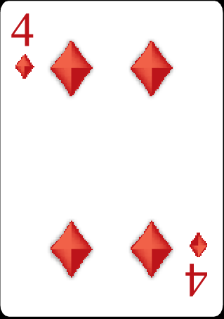 4 of diamonds
