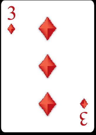 3 of diamonds